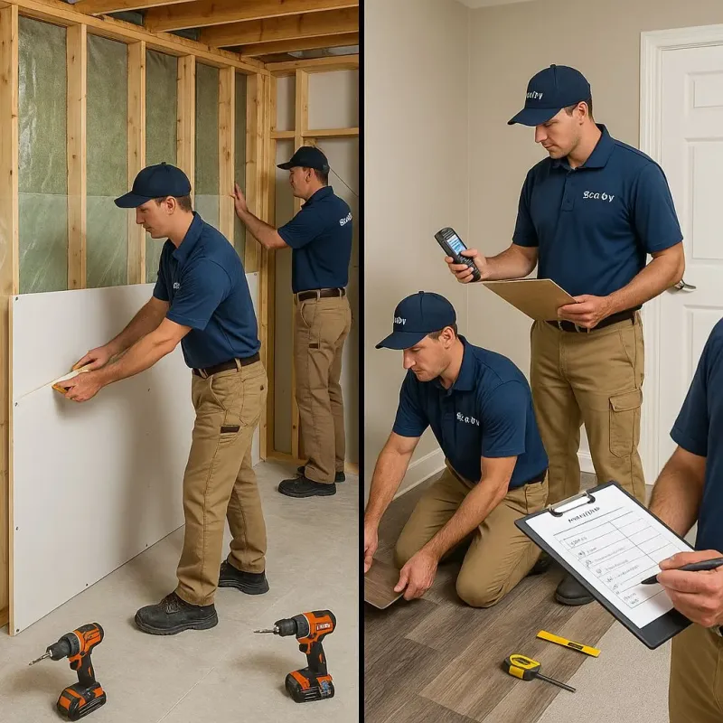 Repairs and Reconstruction process in Northern Cambria, PA